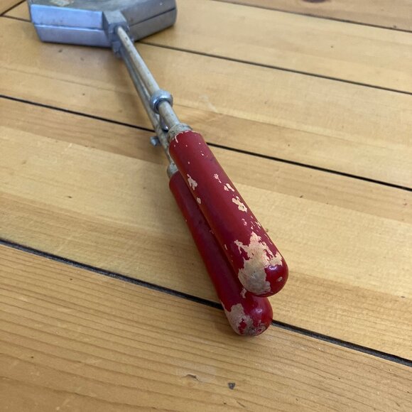 Batirex Waffle Iron Long Handles Vintage Kitchen Tool France Camping - Picture 8 of 9